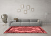 Industrial Red Washable Rugs