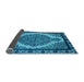 Sideview of Oriental Light Blue Industrial Rug, urb2214lblu