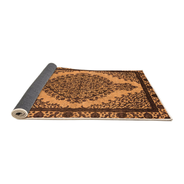 Sideview of Oriental Orange Industrial Rug, urb2214org