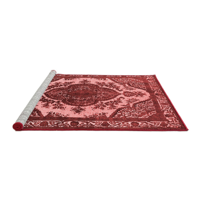 Industrial Red Washable Rugs
