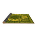 Sideview of Oriental Yellow Industrial Rug, urb2215yw