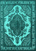 Oriental Turquoise Industrial Rug, urb2215turq