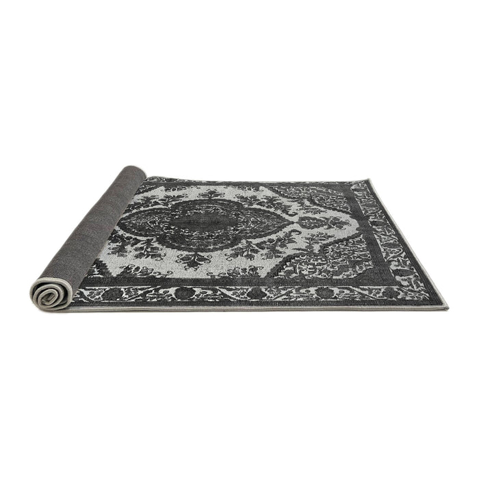 Sideview of Oriental Gray Industrial Rug, urb2215gry