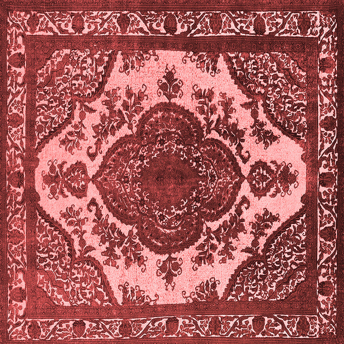 Machine Washable Oriental Red Industrial Rug, wshurb2215red