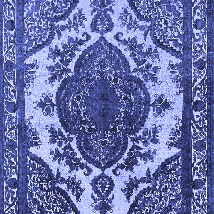 Oriental Blue Industrial Rug, urb2215blu