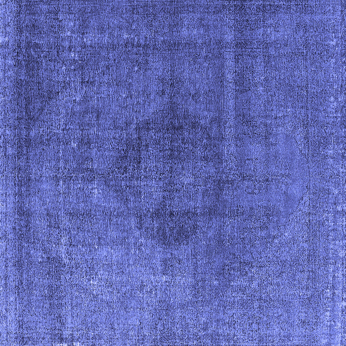 Square Oriental Blue Industrial Rug, urb2216blu