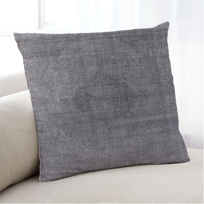 Lifestyle Image of Mid-Century Modern Urban Square Gray Throw Pillow, 18 inch by 18 inch, pwurb2216