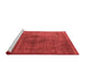 Industrial Red Washable Rugs