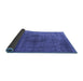 Sideview of Oriental Blue Industrial Rug, urb2216blu