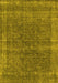 Oriental Yellow Industrial Rug, urb2217yw