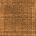 Square Oriental Orange Industrial Rug, urb2217org