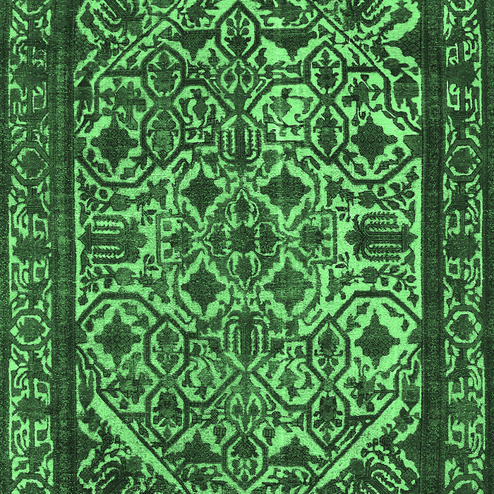 Oriental Emerald Green Industrial Rug, urb2218emgrn