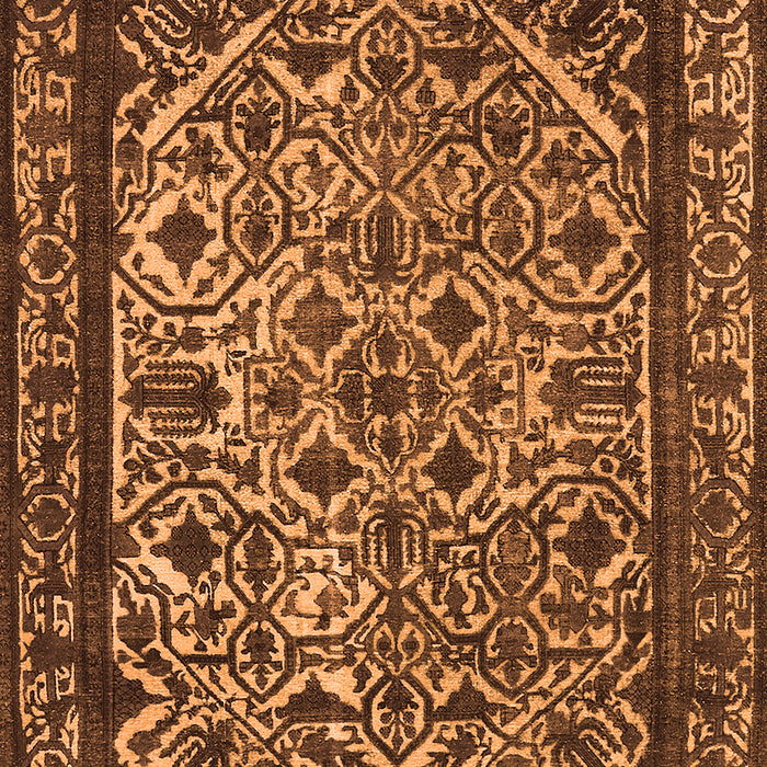 Oriental Orange Industrial Rug, urb2218org