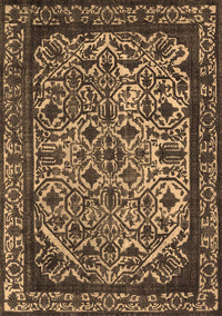 Oriental Brown Industrial Rug, urb2218brn