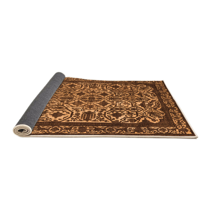 Sideview of Oriental Orange Industrial Rug, urb2218org
