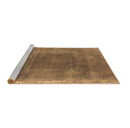 Sideview of Machine Washable Oriental Brown Industrial Rug, wshurb2219brn