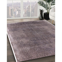 Mid-Century Modern Purple Oriental Rug, urb2219