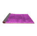 Sideview of Oriental Pink Industrial Rug, urb2219pnk