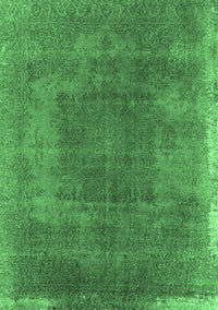 Oriental Emerald Green Industrial Rug, urb2219emgrn