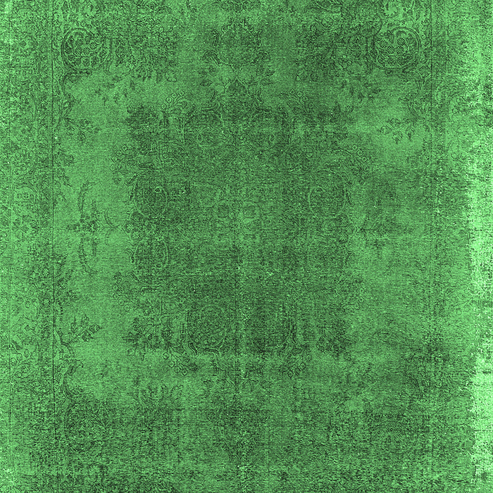 Oriental Emerald Green Industrial Rug, urb2219emgrn