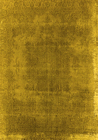 Oriental Yellow Industrial Rug, urb2219yw