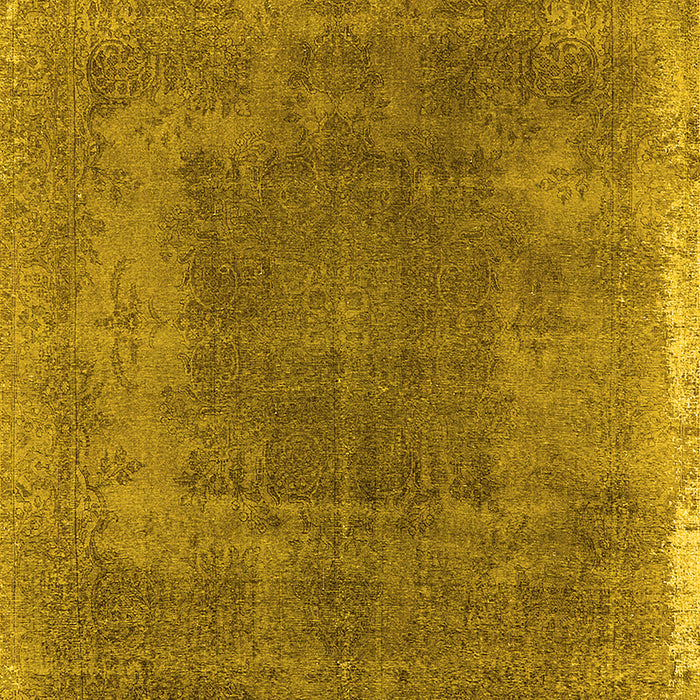 Oriental Yellow Industrial Rug, urb2219yw