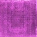 Square Machine Washable Oriental Pink Industrial Rug, wshurb2219pnk