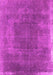 Machine Washable Oriental Pink Industrial Rug, wshurb2219pnk