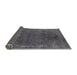 Sideview of Mid-Century Modern Light Black Oriental Rug, urb2220