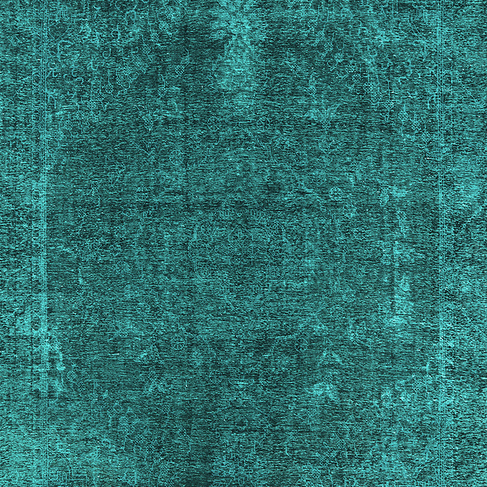Oriental Turquoise Industrial Rug, urb2220turq