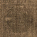 Square Oriental Brown Industrial Rug, urb2220brn