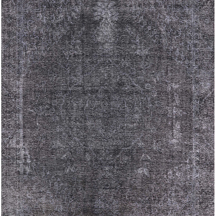 Mid-Century Modern Light Black Oriental Rug, urb2220