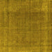 Square Oriental Yellow Industrial Rug, urb2221yw