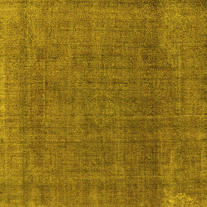 Machine Washable Oriental Yellow Industrial Rug, wshurb2221yw