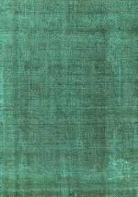 Oriental Turquoise Industrial Rug, urb2221turq