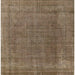 Square Mid-Century Modern Dark Almond Brown Oriental Rug, urb2221