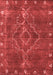 Oriental Red Industrial Area Rugs