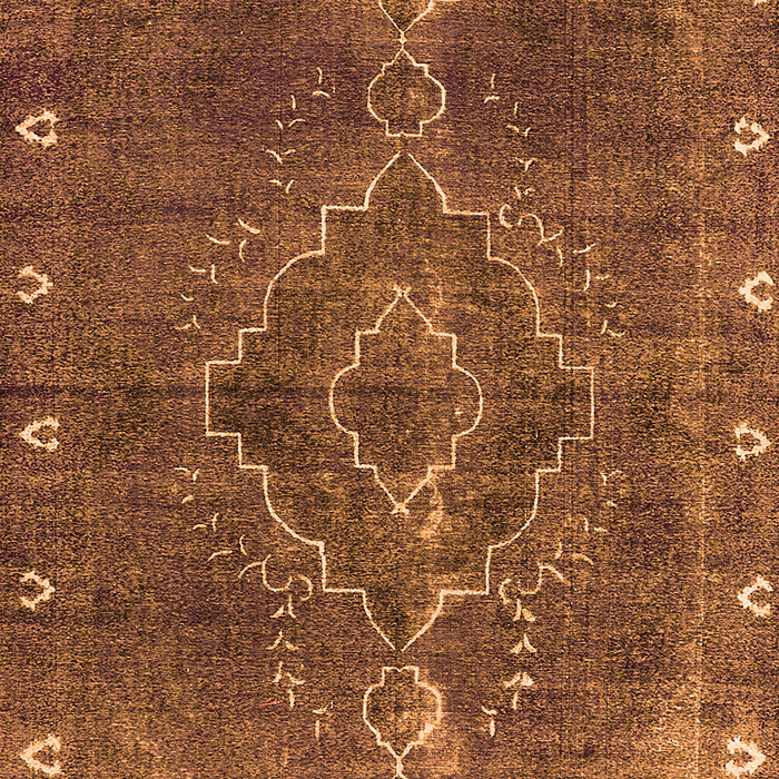 Oriental Orange Industrial Rug, urb2222org