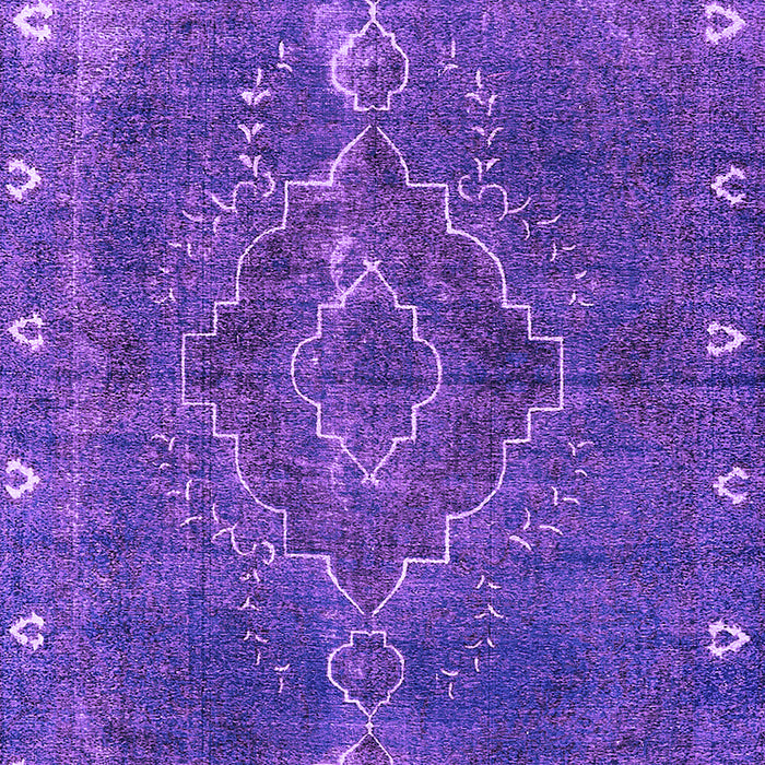 Machine Washable Oriental Purple Industrial Area Rugs, wshurb2222pur