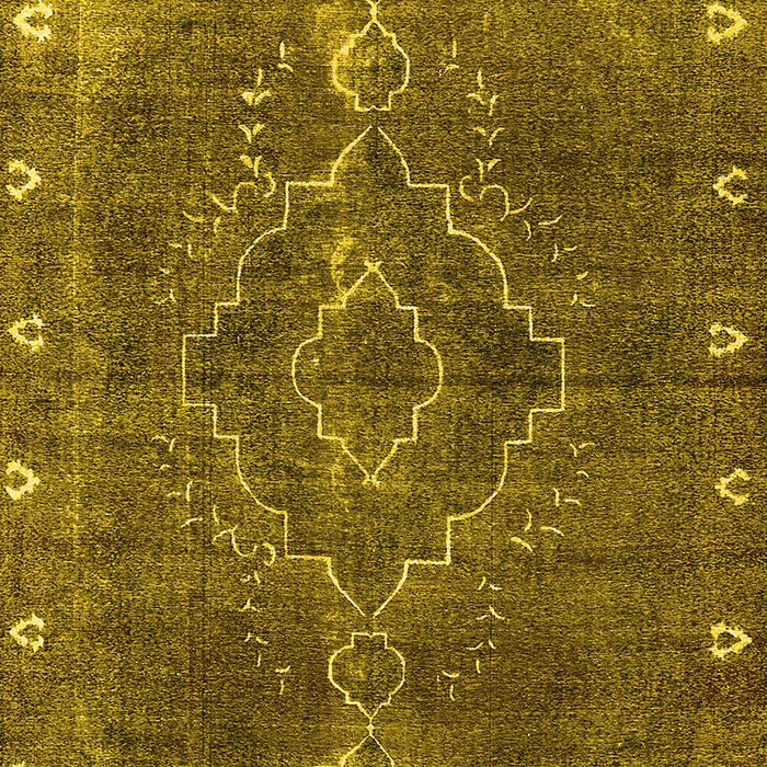 Oriental Yellow Industrial Rug, urb2222yw