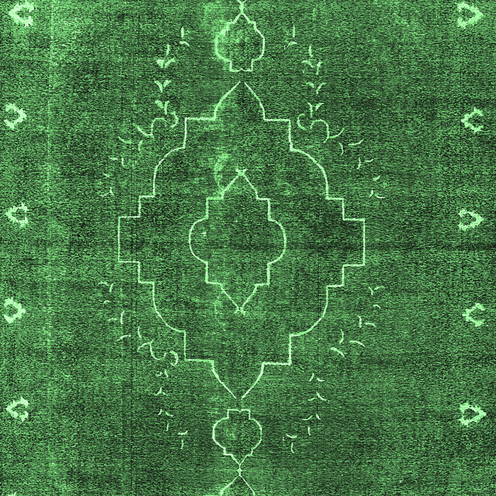 Oriental Emerald Green Industrial Rug, urb2222emgrn