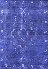 Oriental Blue Industrial Rug, urb2222blu