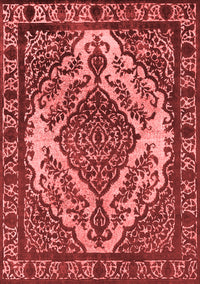 Oriental Red Industrial Rug, urb2223red