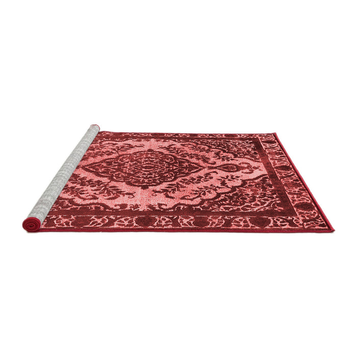 Industrial Red Washable Rugs