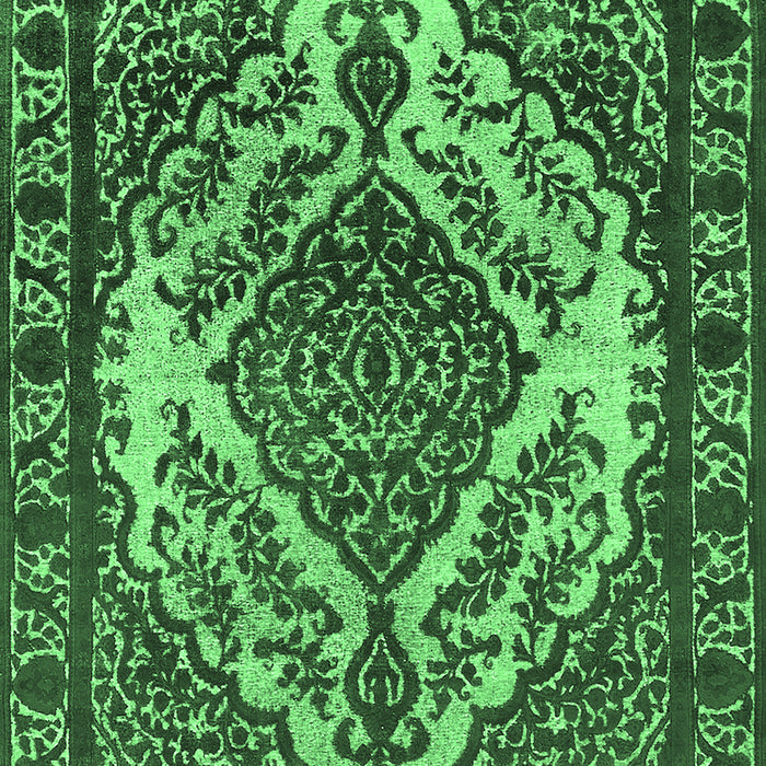 Oriental Emerald Green Industrial Rug, urb2223emgrn