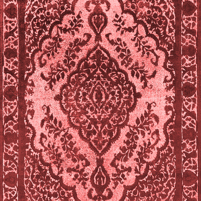Machine Washable Oriental Red Industrial Rug, wshurb2223red