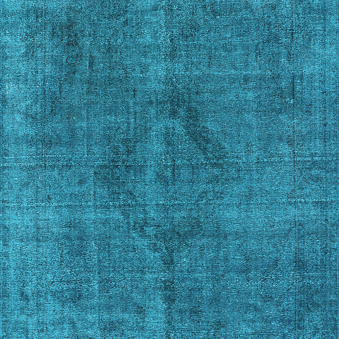 Machine Washable Oriental Light Blue Industrial Rug, wshurb2224lblu