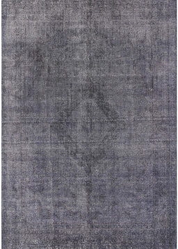 Mid-Century Modern Gray Oriental Rug, urb2224