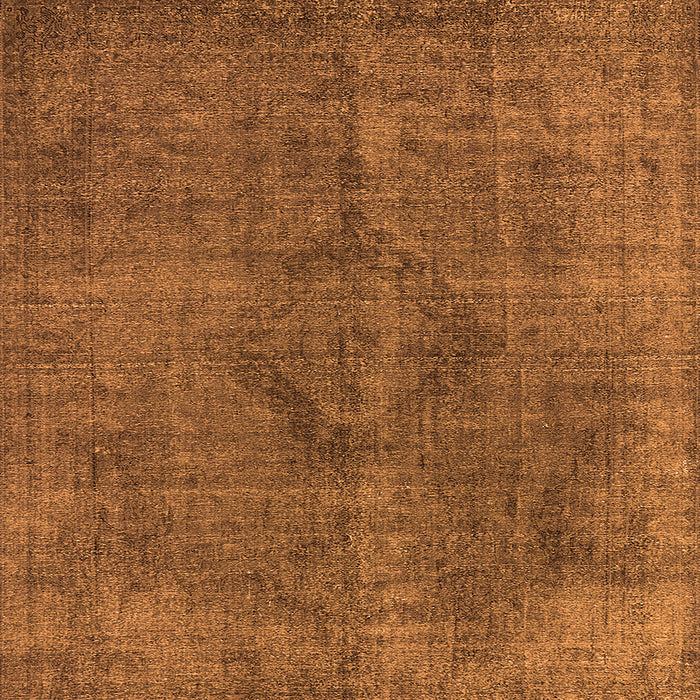 Square Oriental Orange Industrial Rug, urb2224org