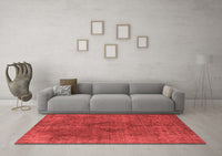 Machine Washable Oriental Red Industrial Rug, wshurb2224red